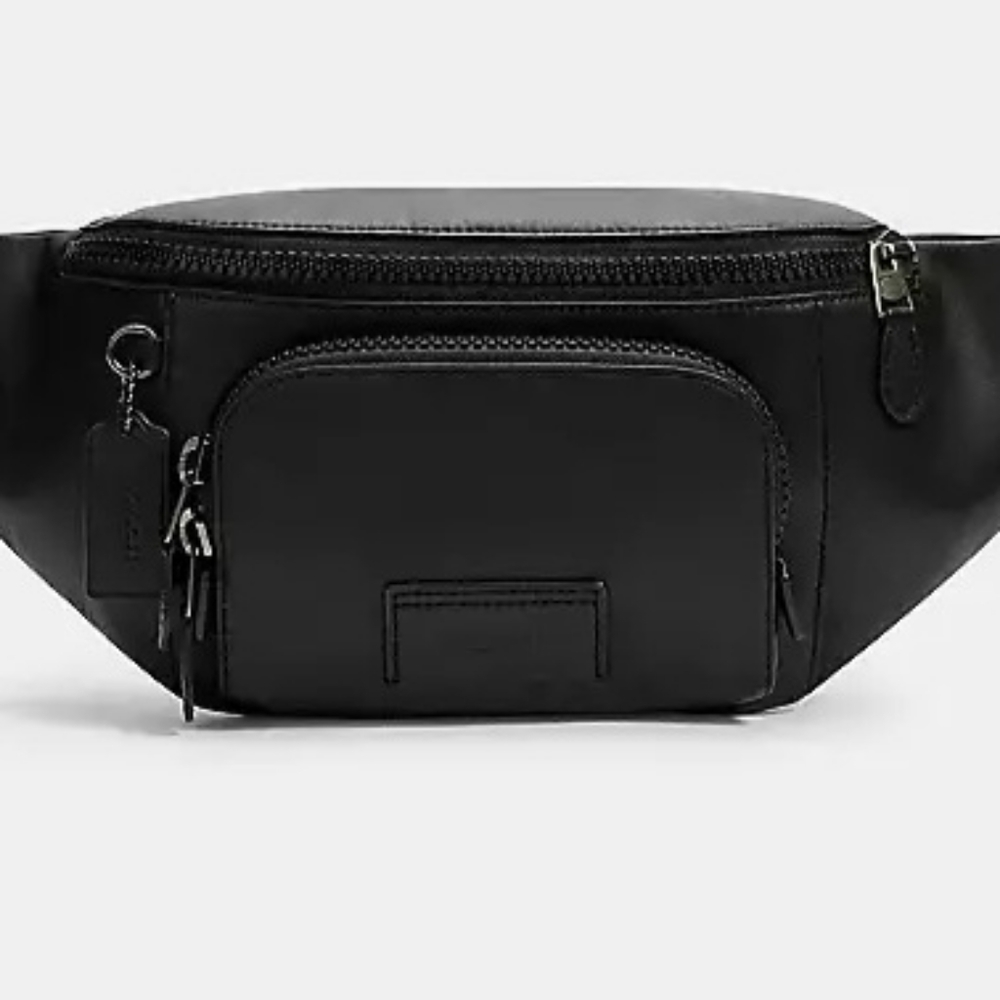 Coach Track Belt BagbGunmetal/Black
